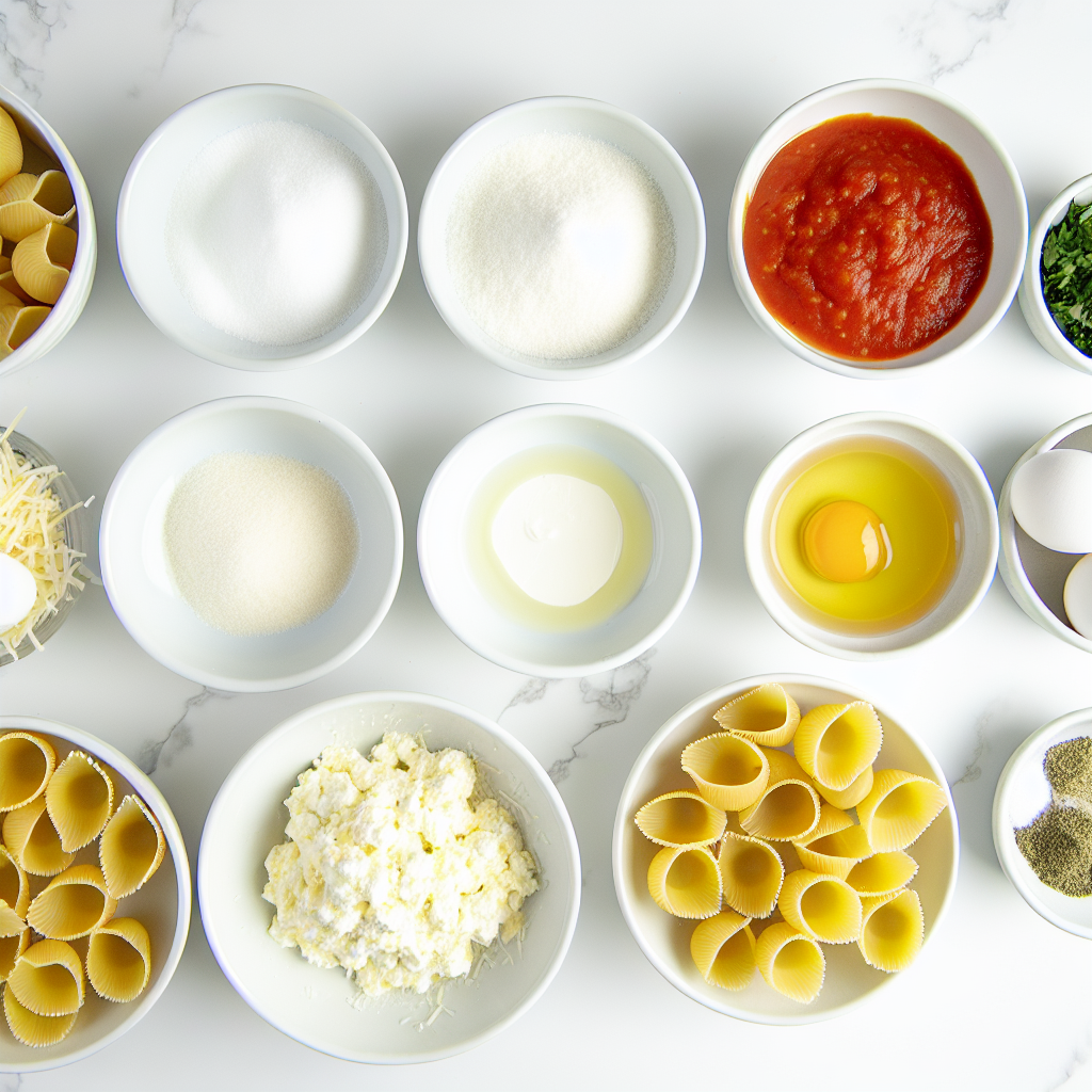 Stuffed Shells with Ricotta and Marinara Recipe - Recipe Image