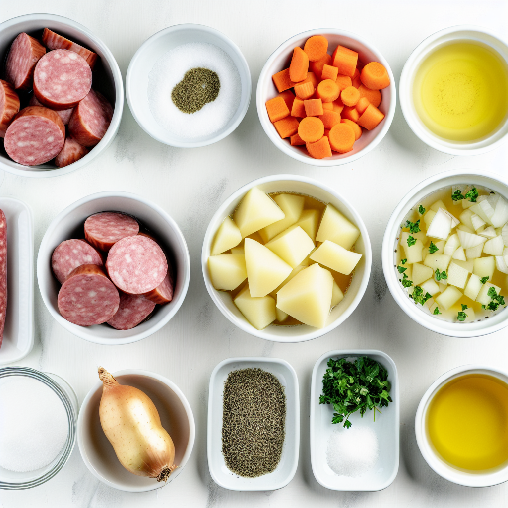 Kielbasa Soup with Potatoes Recipe - Recipe Image