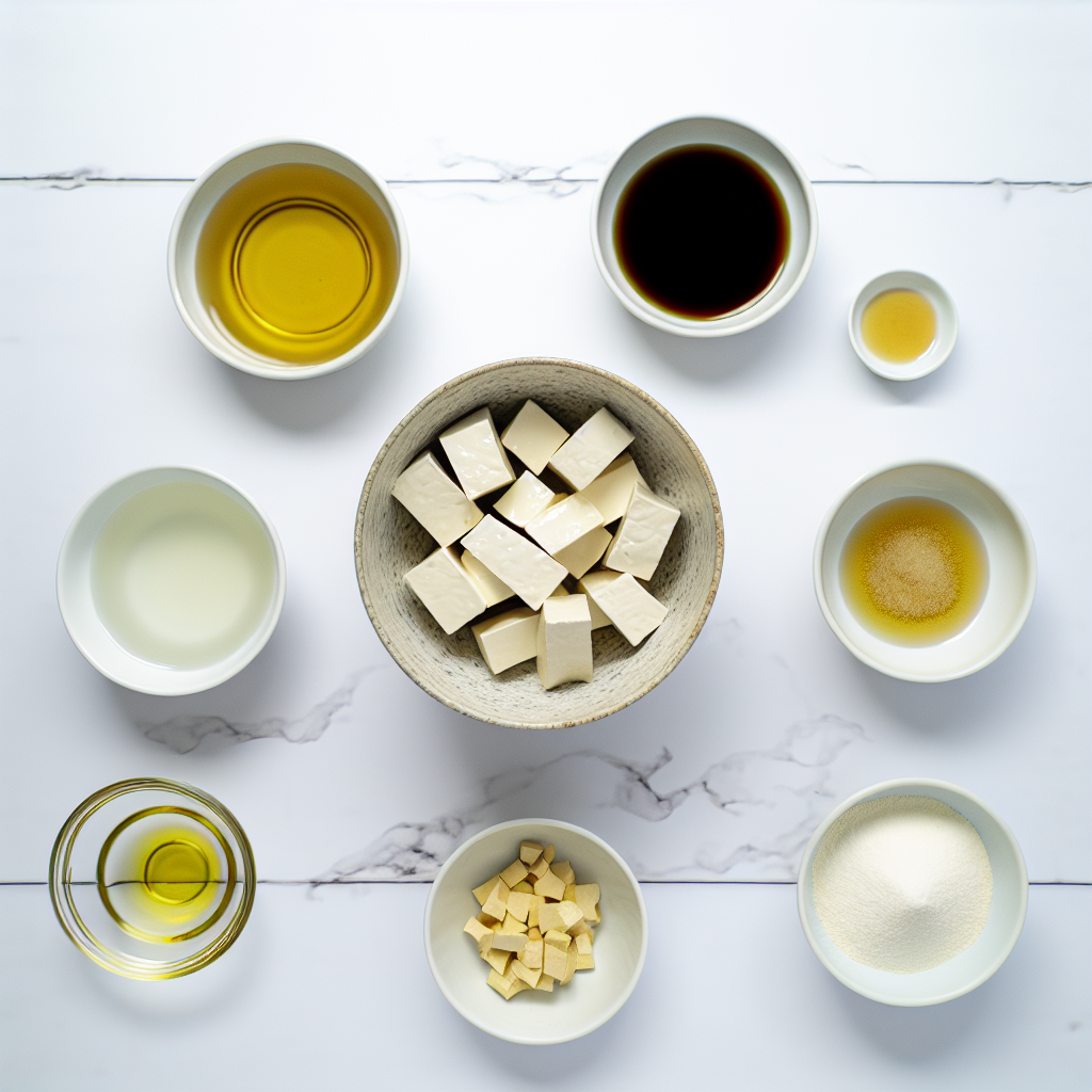 Glazed Crispy Tofu with Savory Soy-Ginger Glaze Recipe - Recipe Image