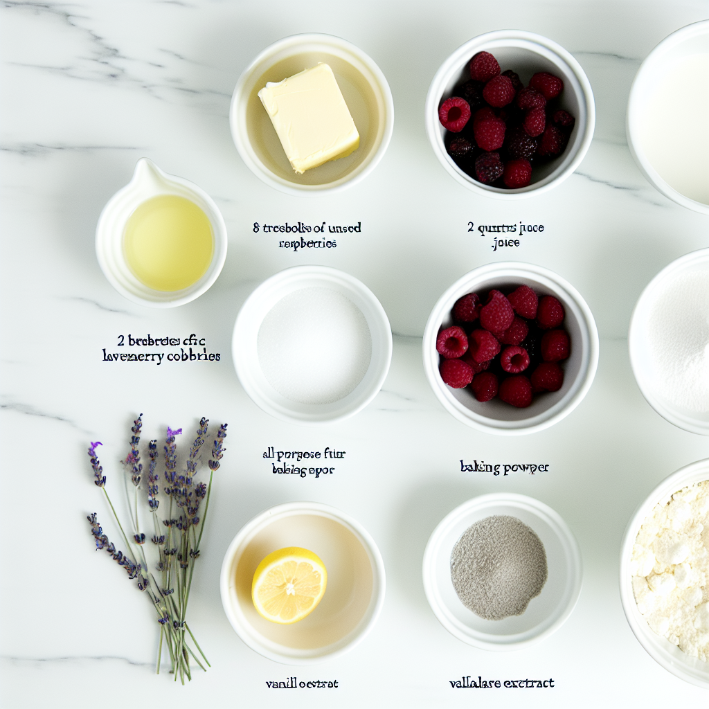 Black Raspberry Lavender Cobbler Recipe - Recipe Image