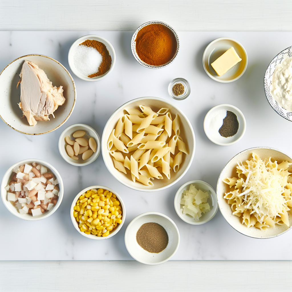 Cheesy White Chicken Chili Mac Recipe - Recipe Image