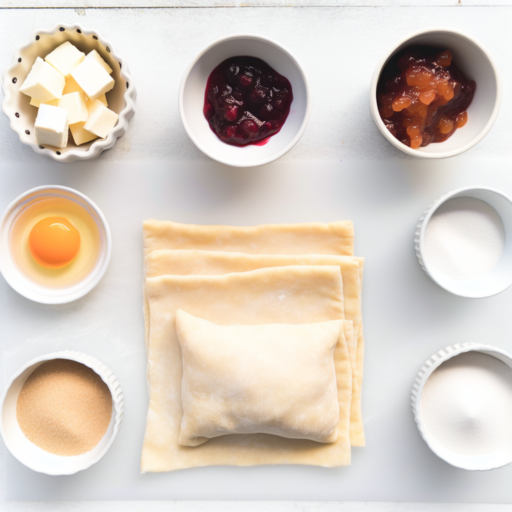 Leftover Cranberry Sauce Cheese Danish Recipe - Recipe Image