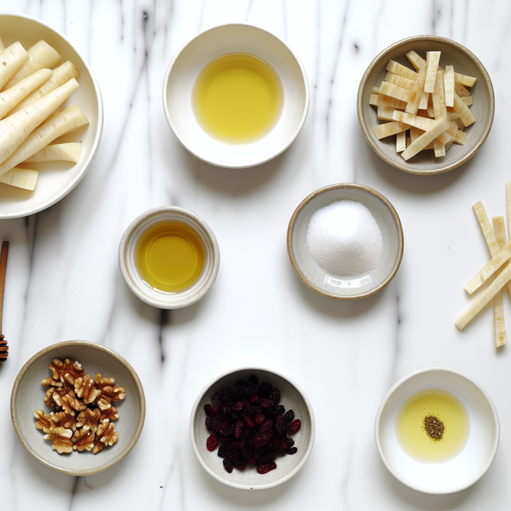 Honey Roasted Parsnips with Cranberries & Walnuts Recipe - Recipe Image