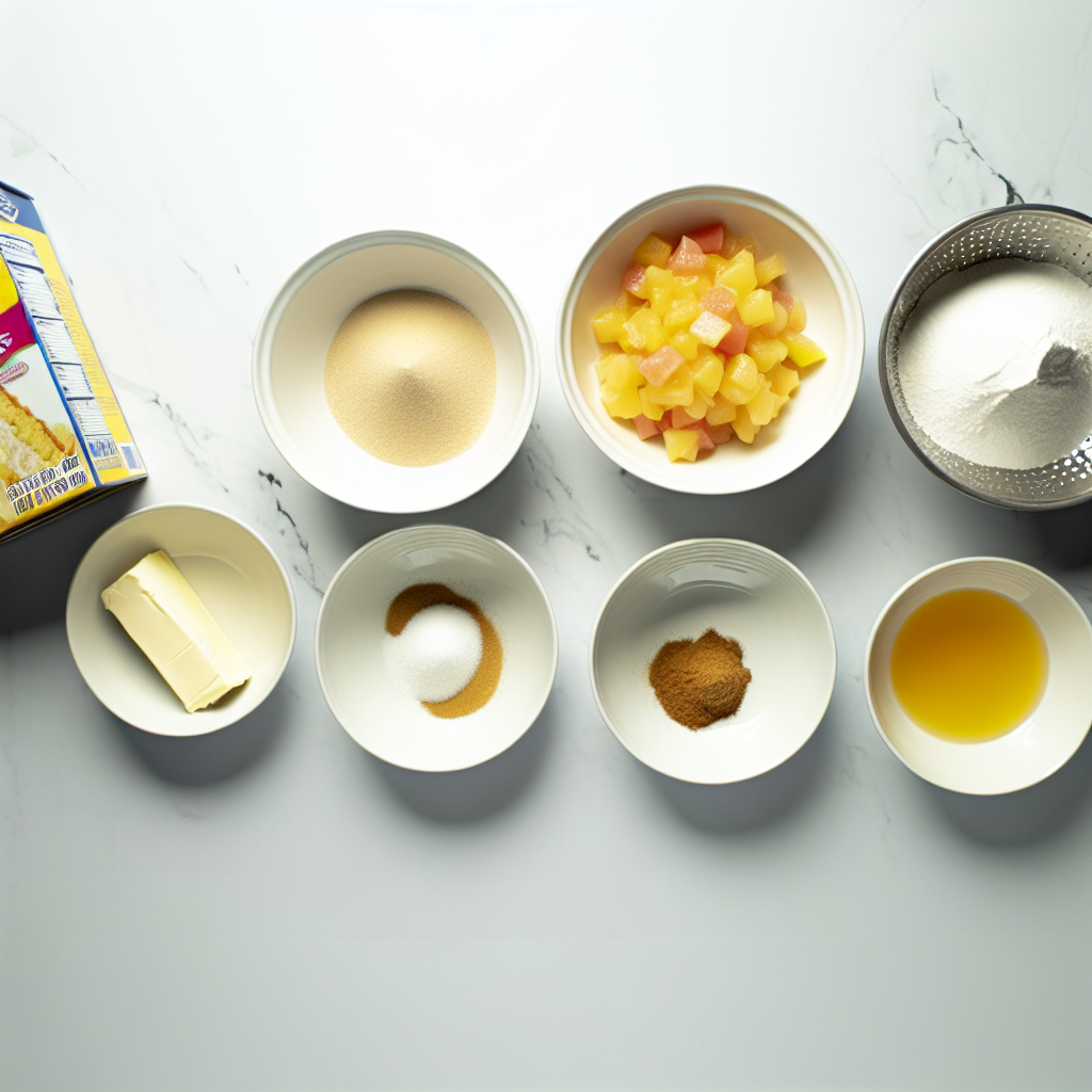 Fruit Cocktail Dump Cake Recipe - Recipe Image