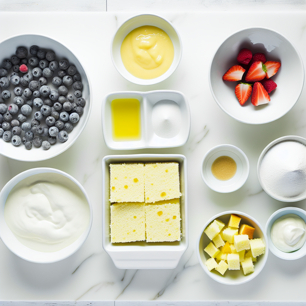 Lemon-Berry Sheet Pan Trifle Recipe - Recipe Image