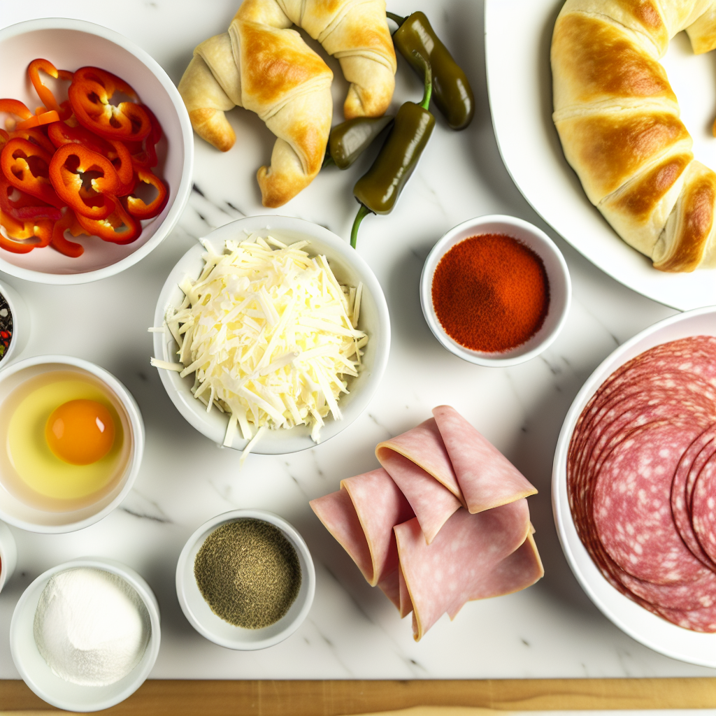 Spicy Italian Crescent Ring Recipe - Recipe Image