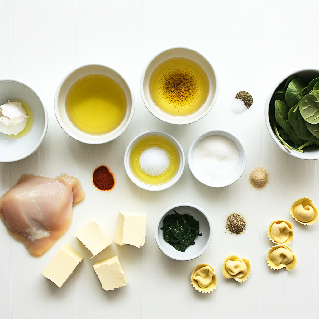 One Pot Spicy Garlic Butter Chicken Tortellini Recipe - Recipe Image