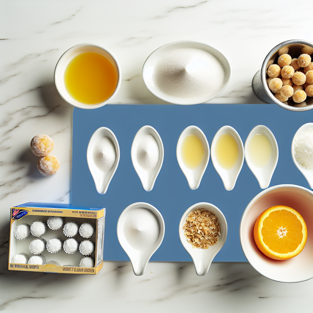 Orange Blossom Balls Recipe - Recipe Image