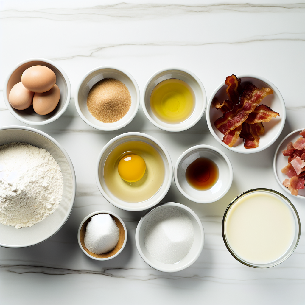 Maple Beef Bacon Pancake Muffins Recipe - Recipe Image