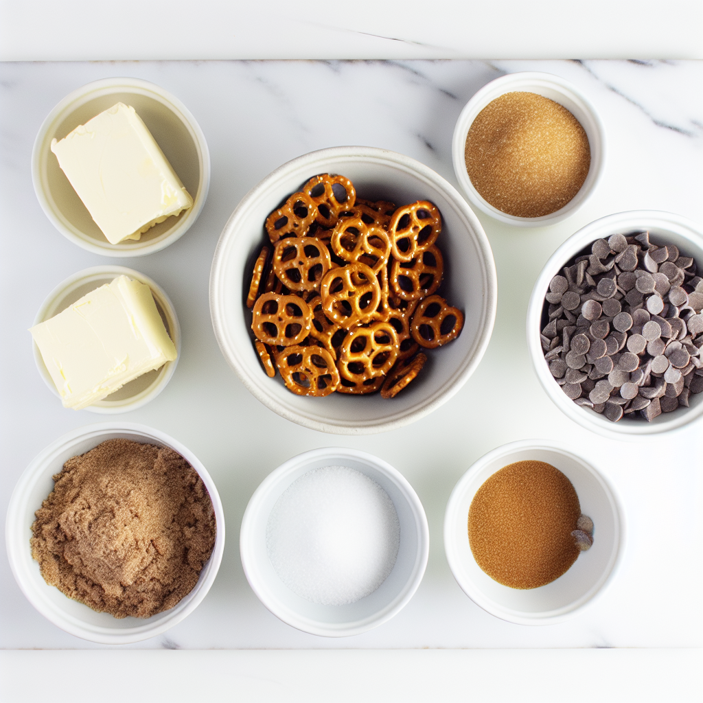 Salted Caramel Pretzel Bark Recipe - Recipe Image