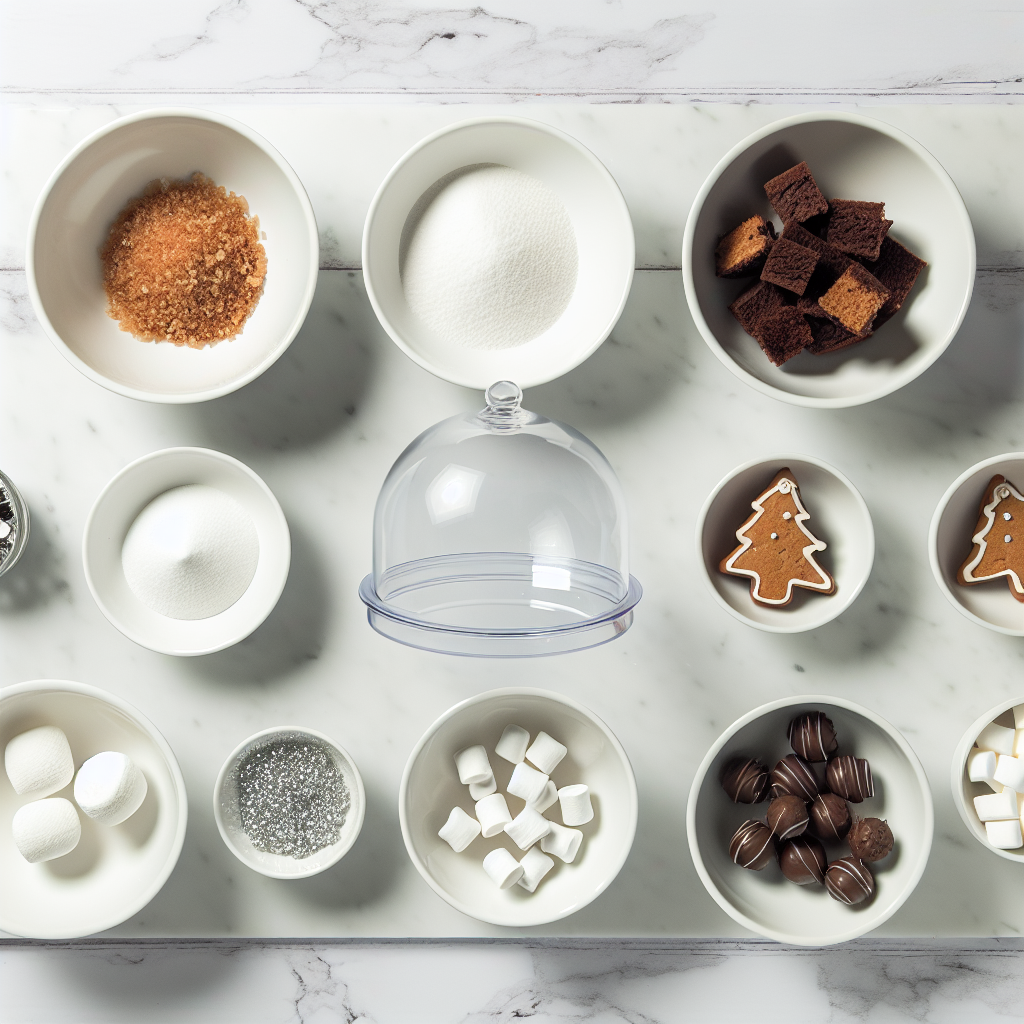 Christmas Snow Globe Dessert Dome Recipe - Recipe Image