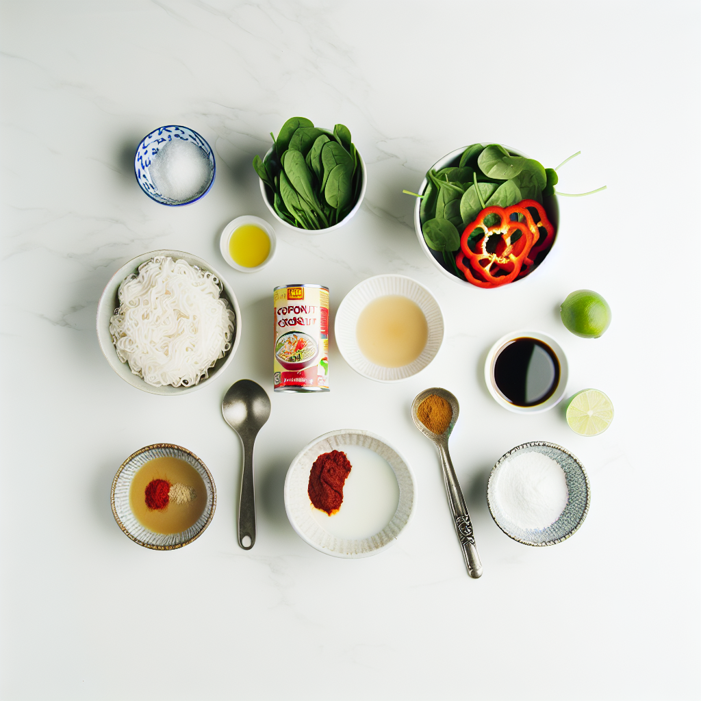 Spicy Coconut Noodles Recipe - Recipe Image