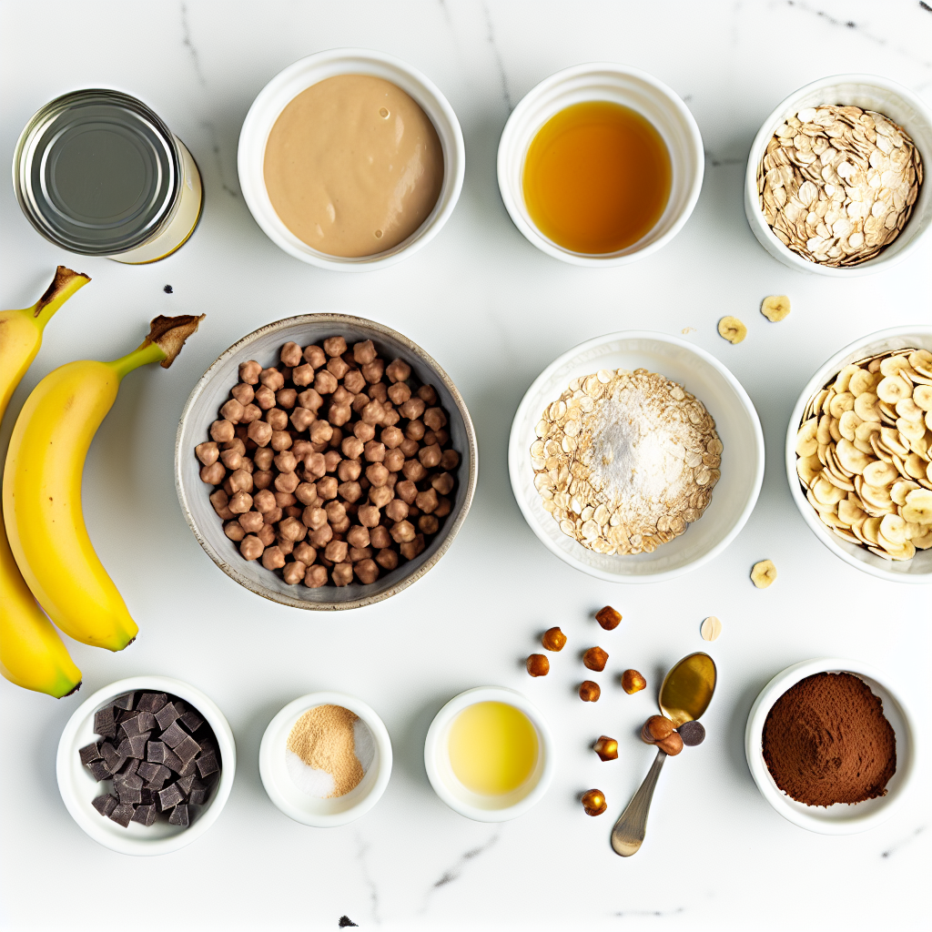 Healthy High Protein Cocoa Chickpea Cookies with Banana Recipe - Recipe Image