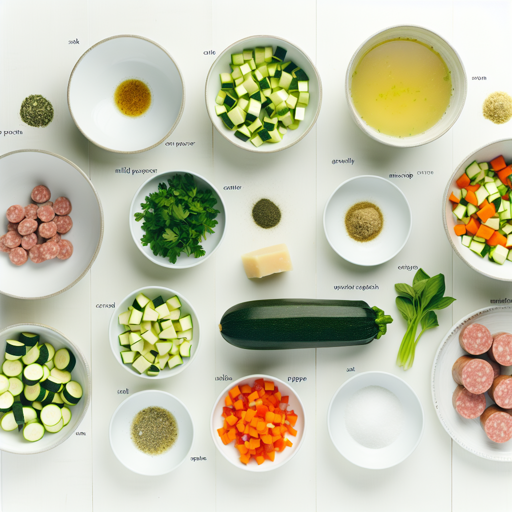 Italian Sausage and Zucchini Soup Recipe - Recipe Image