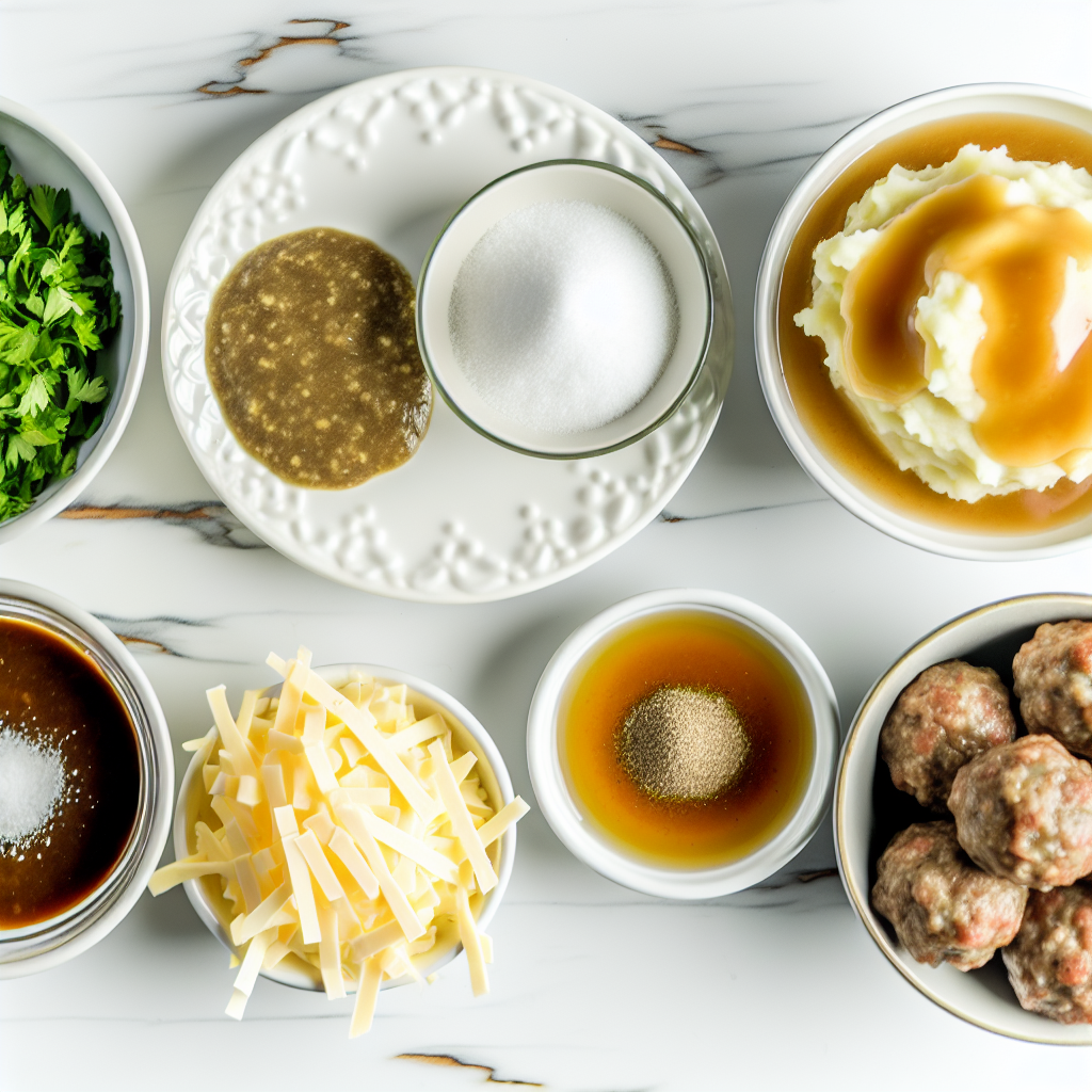 Cozy Meatball and Mashed Potato Bake Recipe - Recipe Image