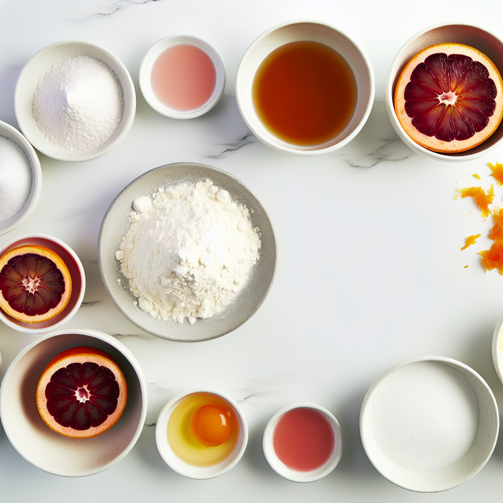 Blood Orange Cake with Blood Orange Curd and Buttercream Recipe - Recipe Image