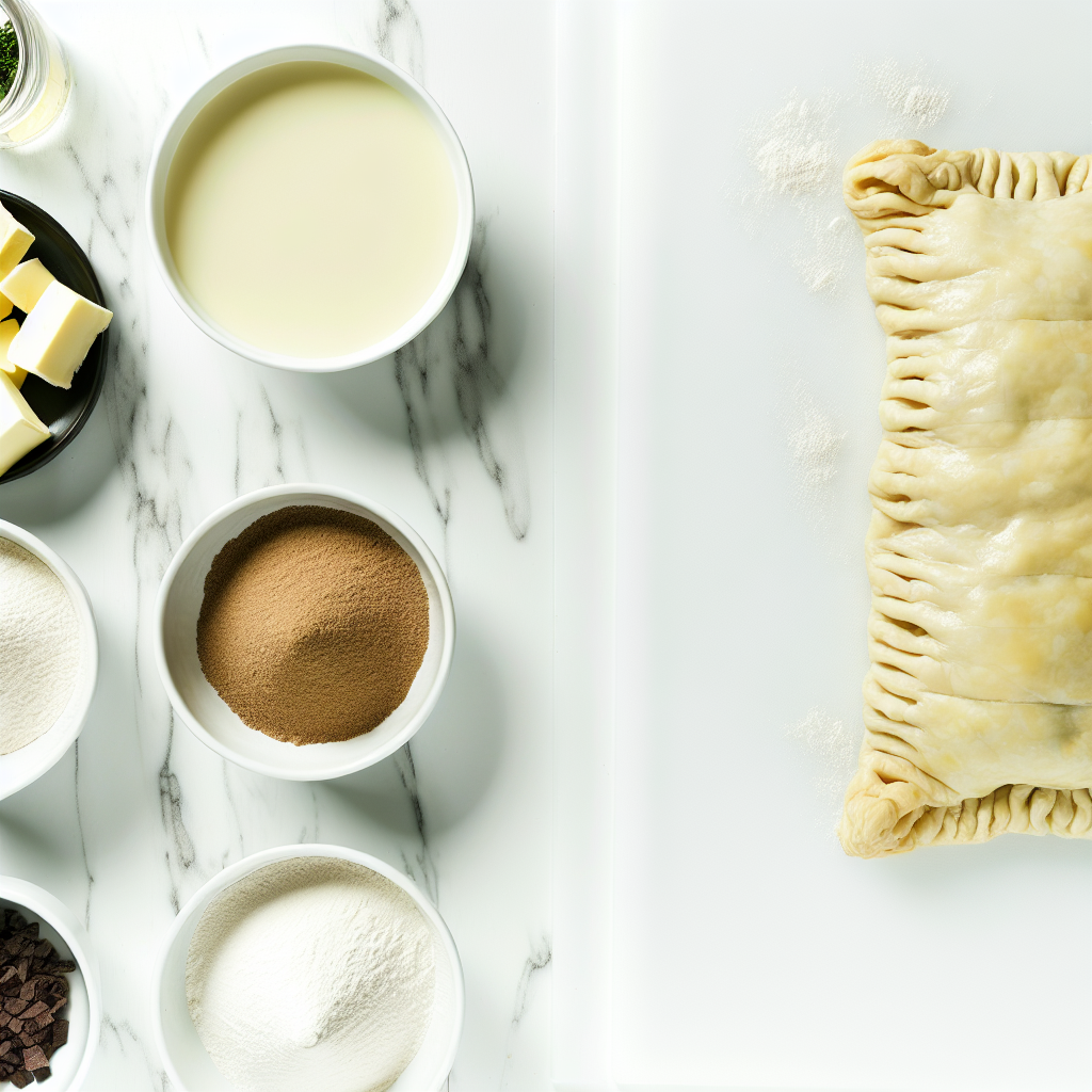 Warm Apple Turnovers with Cinnamon and Creamy Glaze Recipe - Recipe Image