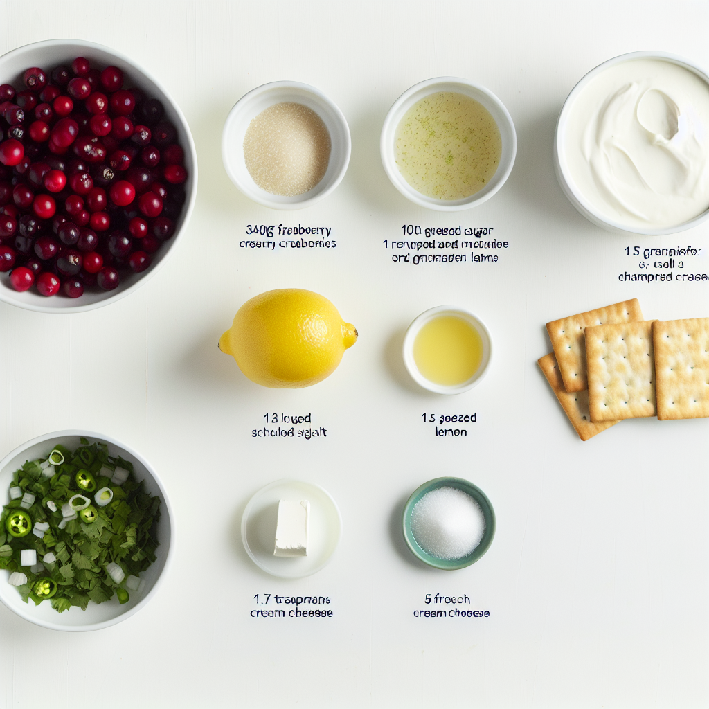Cranberry Jalapeño Cream Cheese Dip Recipe - Recipe Image