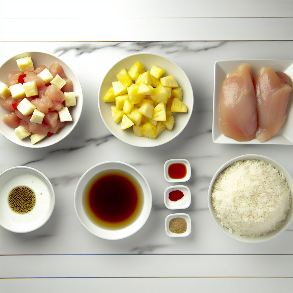 Pineapple Chicken and Rice: Sweet, Savory, Effortlessly Easy Recipe - Recipe Image