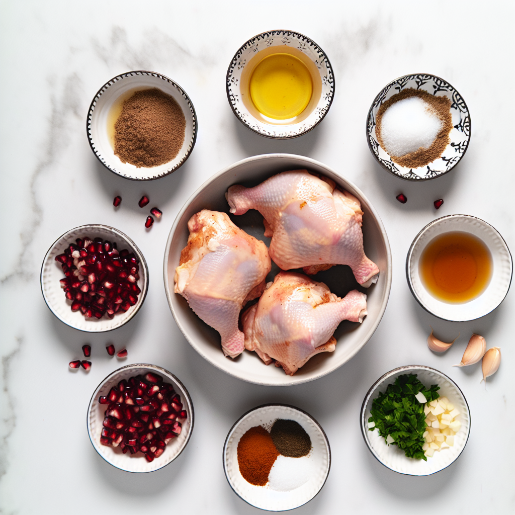 Pomegranate Molasses Chicken Recipe - Recipe Image