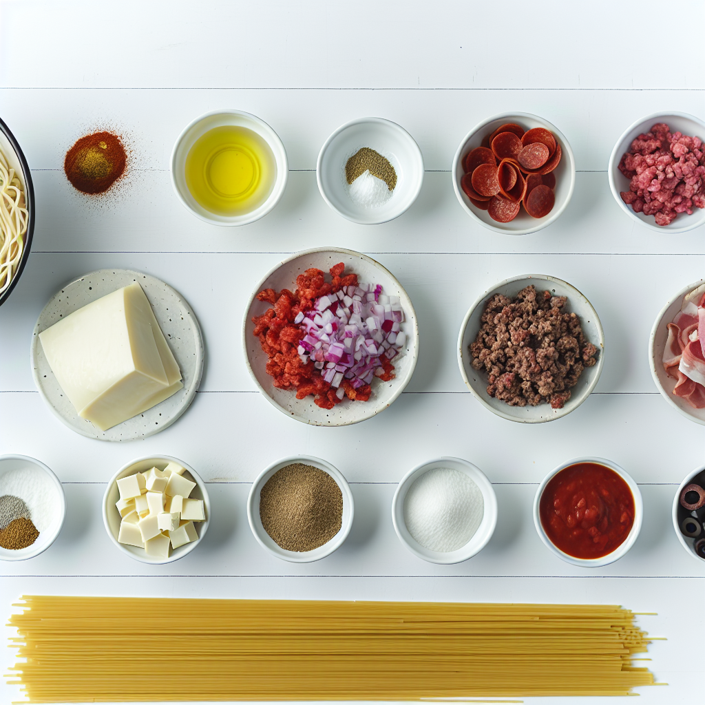 Loaded Pizza Spaghetti Bake Recipe - Recipe Image