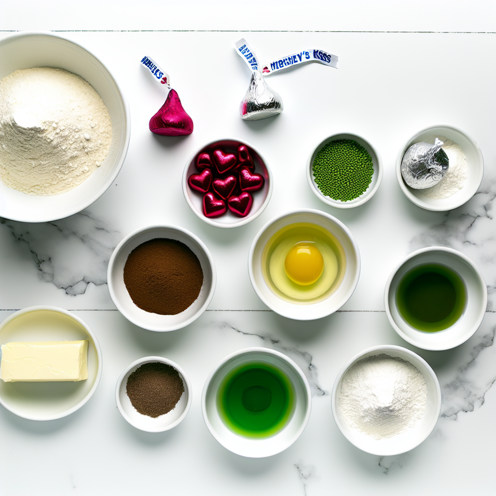 Delightful Grinch Cookies with Hershey Kisses Recipe - Recipe Image