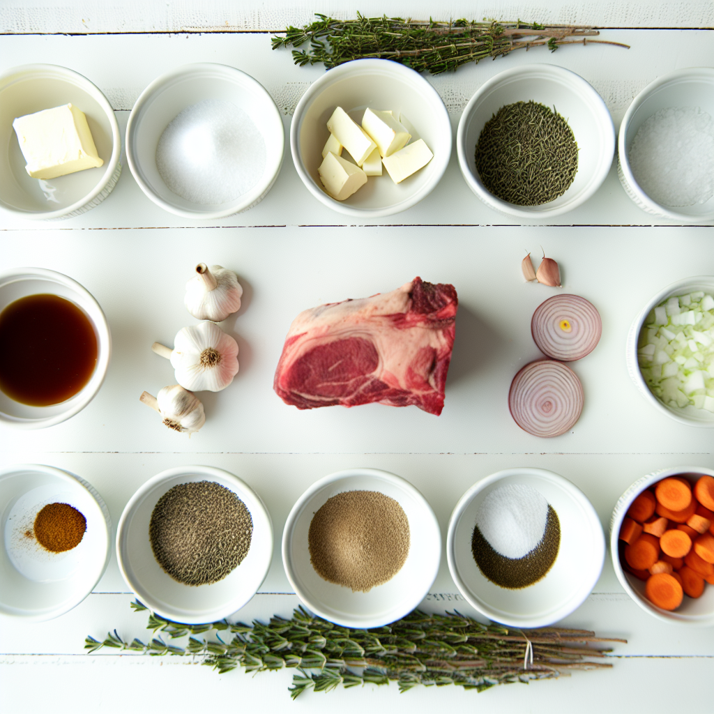 Garlic Herb Prime Rib with Au Jus Recipe - Recipe Image