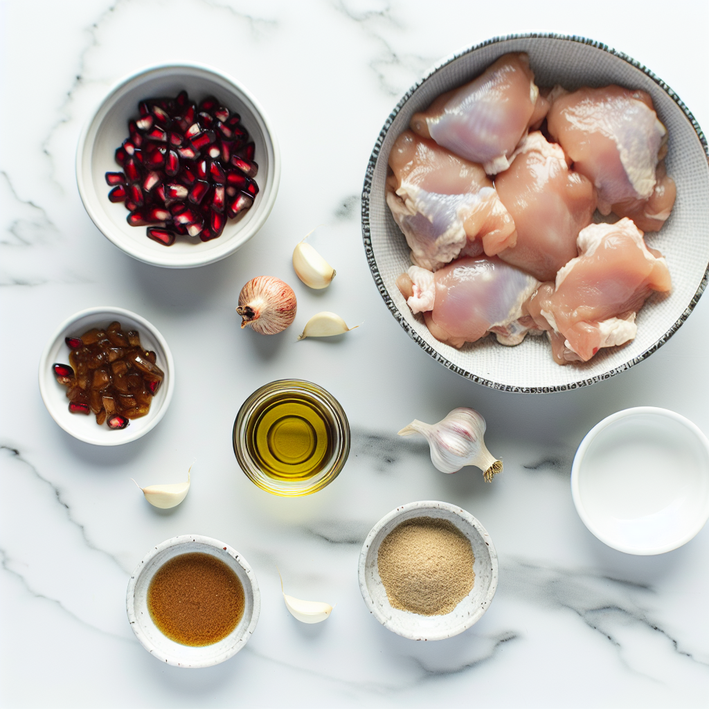 Pomegranate Molasses Chicken Recipe - Recipe Image