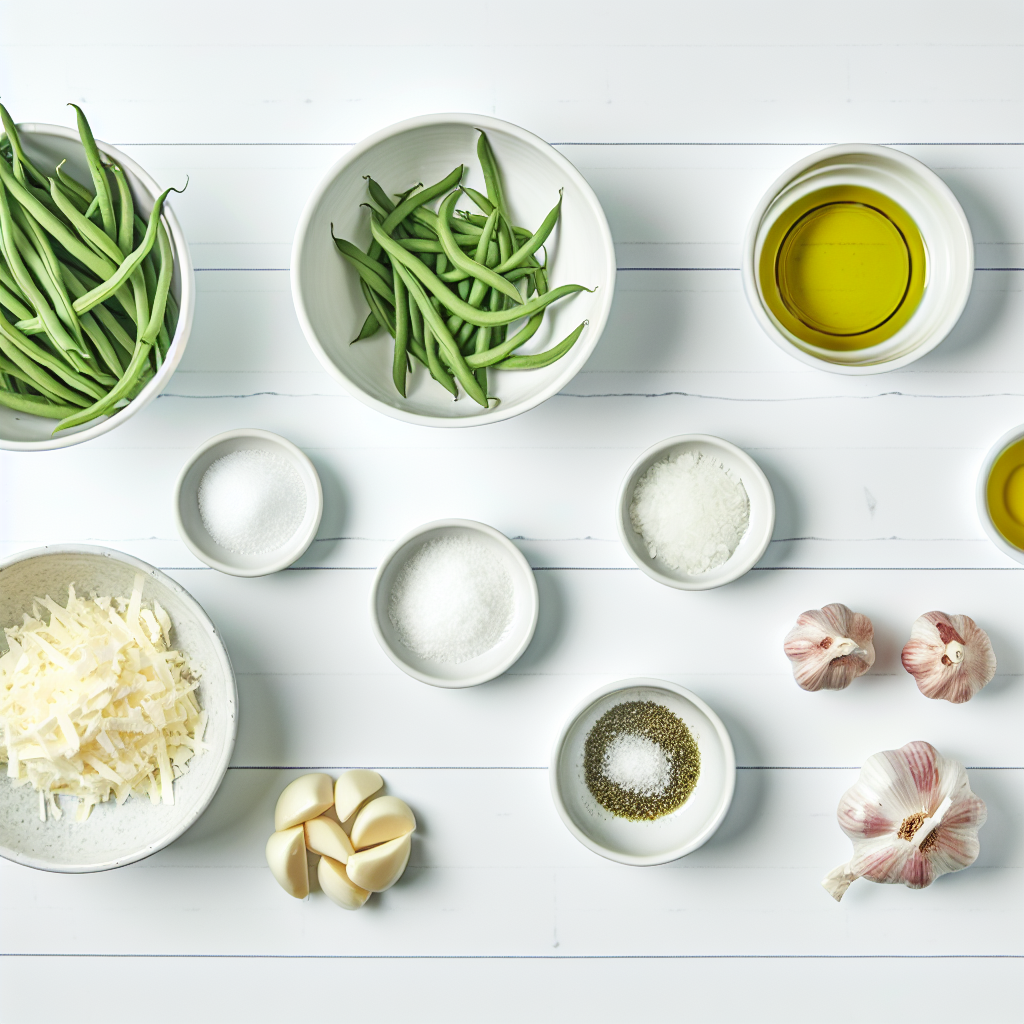 Cheesy Garlic Green Beans Recipe - Recipe Image