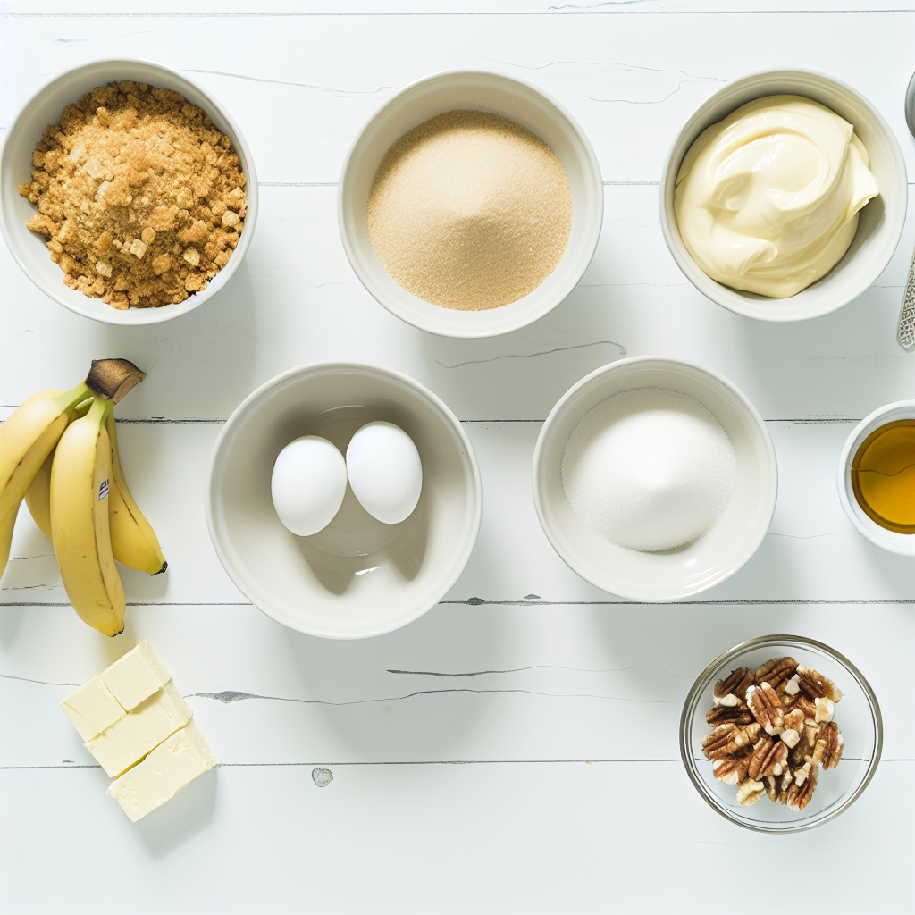 Banana Caramel Nut Cheesecake Recipe - Recipe Image