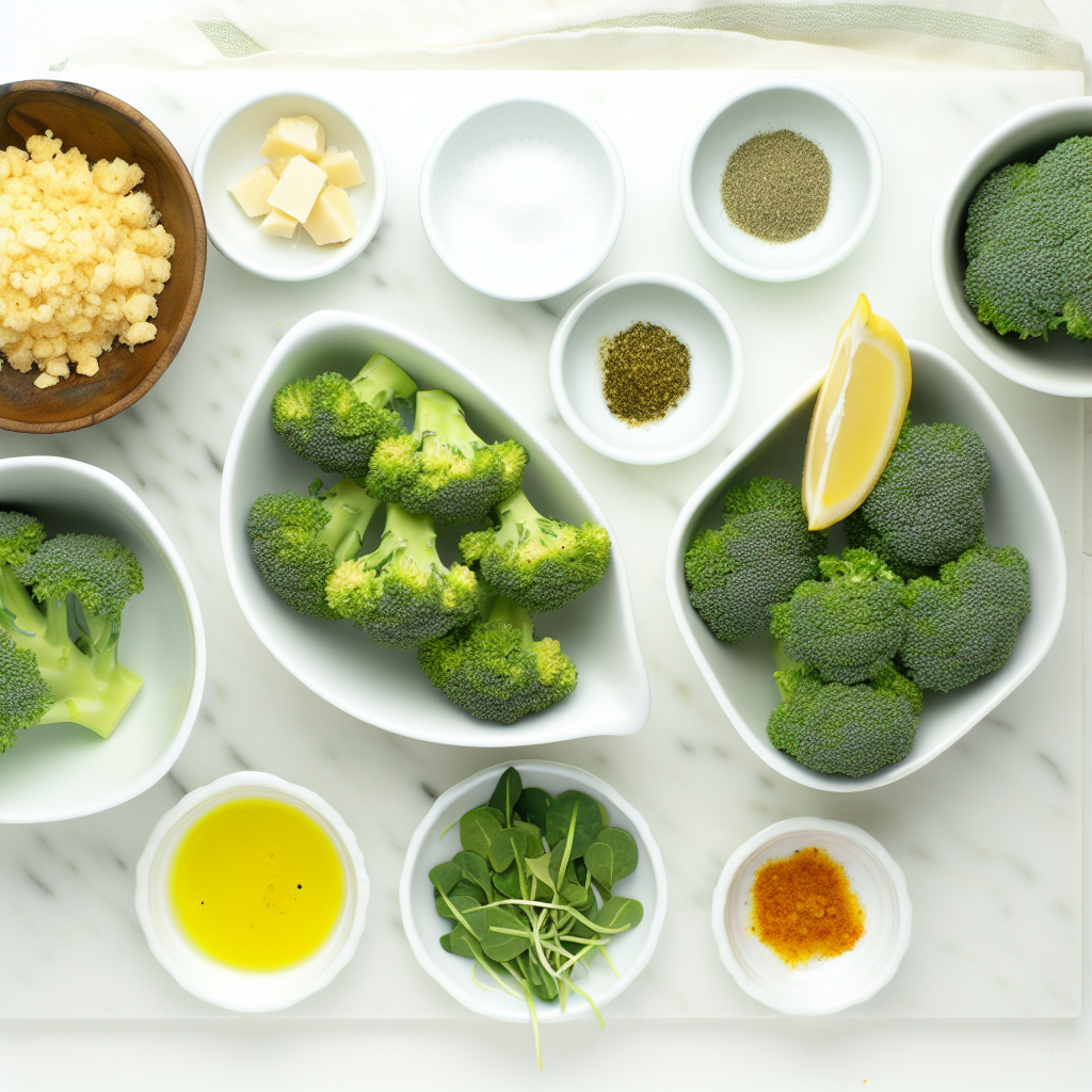 Roasted Broccoli with Lemon, Garlic, and Parmesan Recipe - Recipe Image