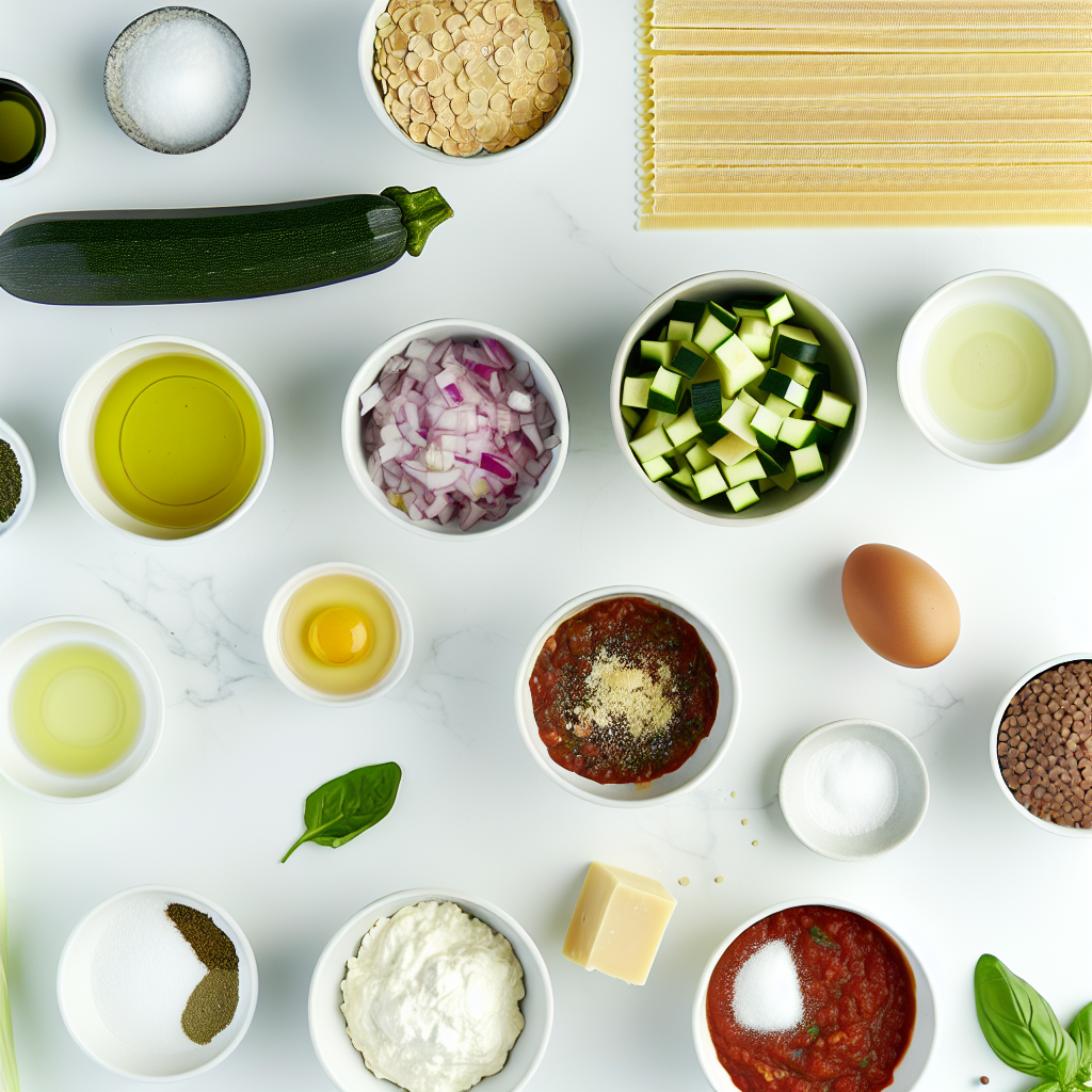 High Protein Veggie Lasagna Recipe | Easy & Hearty Weeknight Meal Recipe - Recipe Image