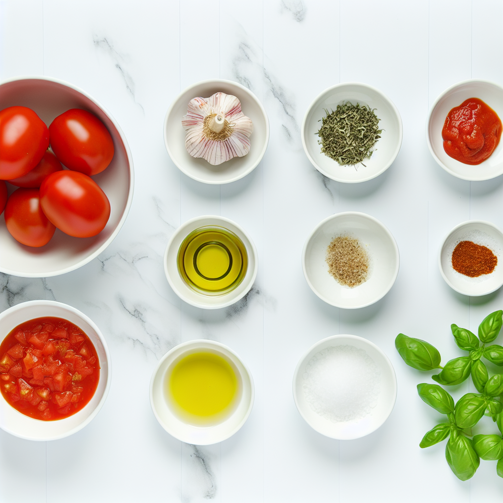 Fresh Homemade Tomato Sauce Recipe - Recipe Image