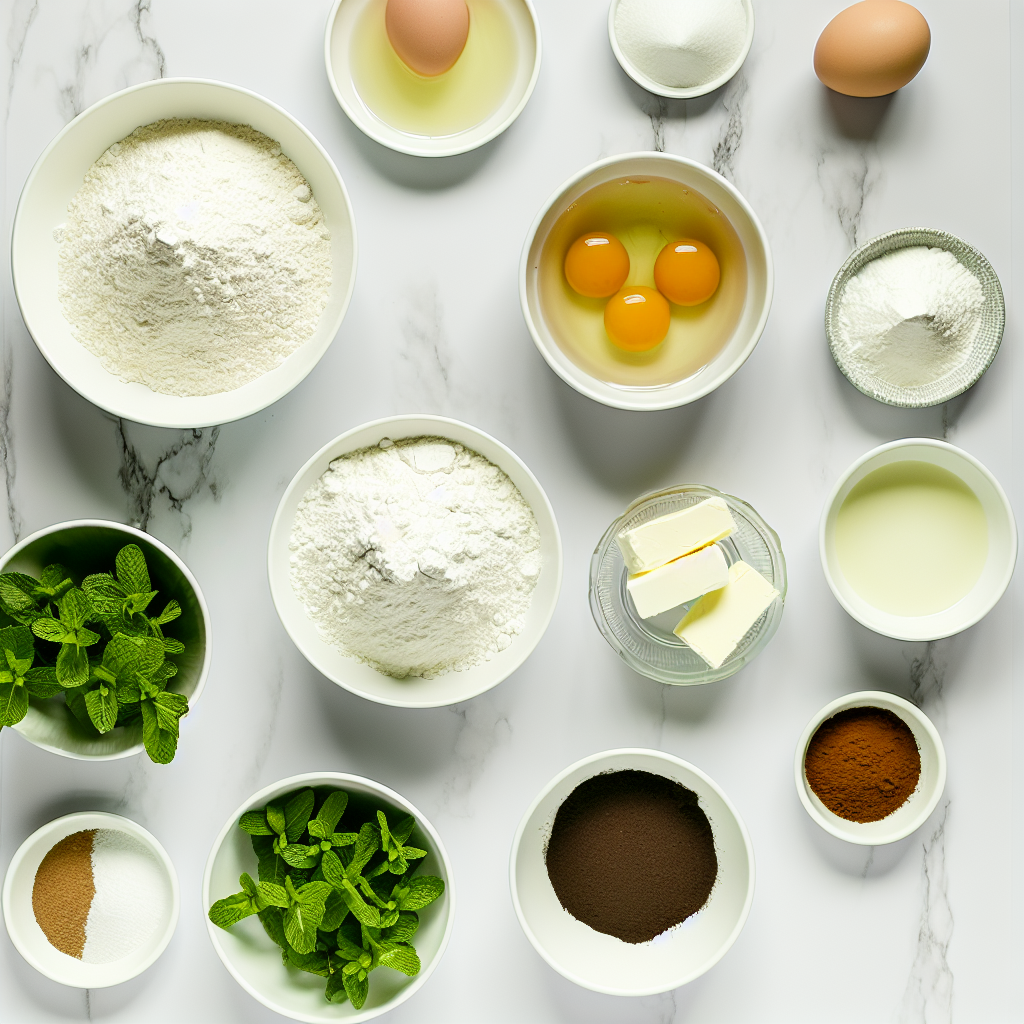 Delectable Mint Chocolate Chip Cake Roll Recipe - Recipe Image