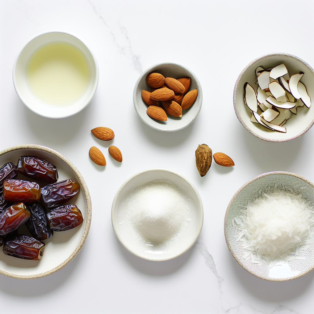 Date Almond Coconut Balls Recipe - Recipe Image