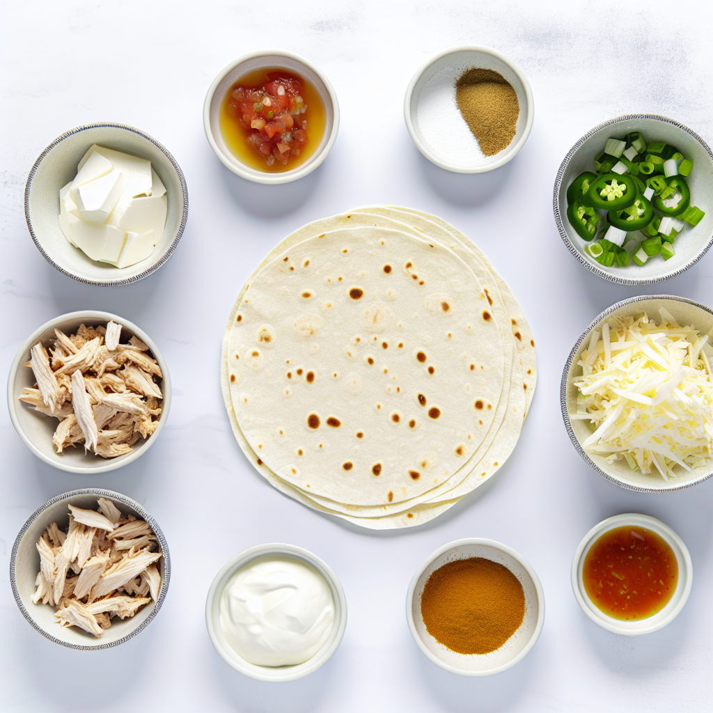 Creamy Chicken Taquitos with Cilantro and Jalapeno Recipe - Recipe Image