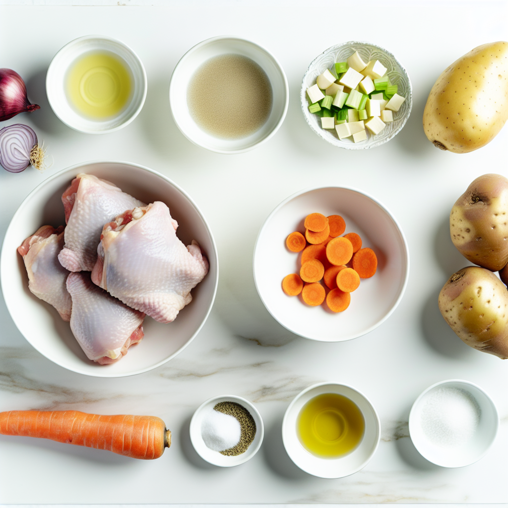 Crispy Roasted Chicken Thighs with Veggies Recipe - Recipe Image