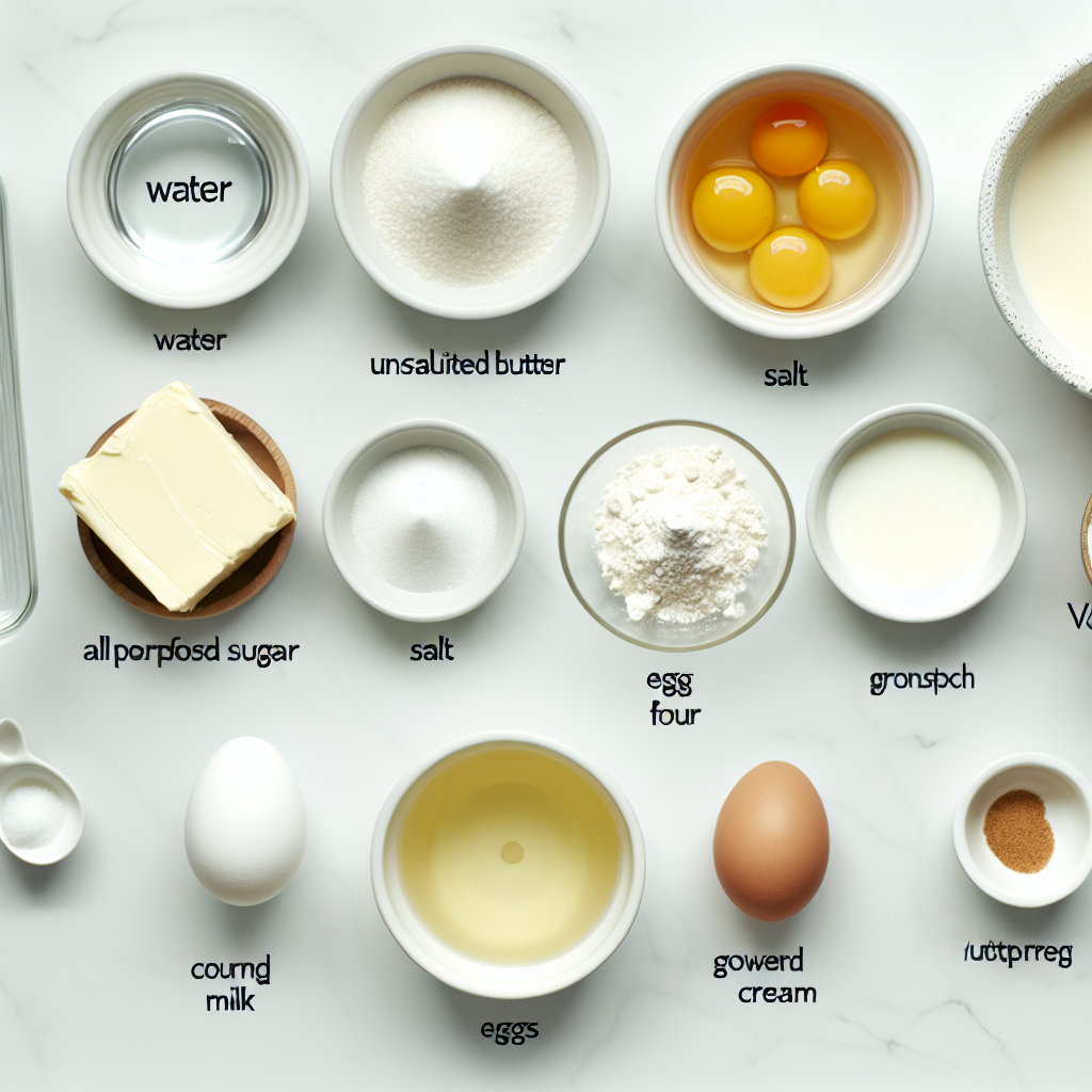 Eggnog Cream Puffs Recipe - Recipe Image