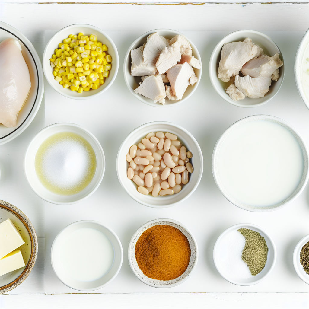 White Chicken Chili (Easy Crockpot Recipe) Recipe - Recipe Image