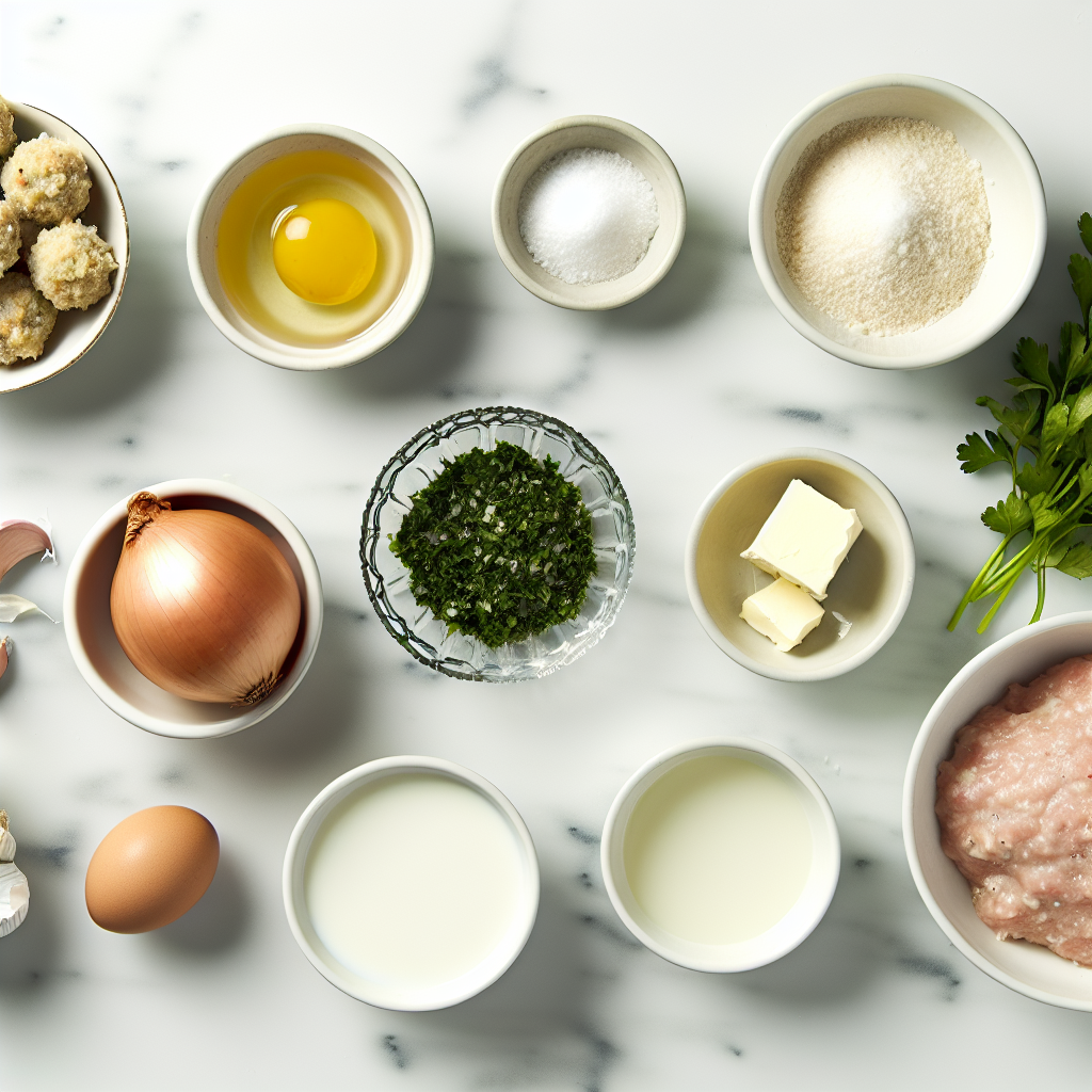 Creamy Lemon Pepper Chicken Meatballs for Quick Dinner Bliss Recipe - Recipe Image