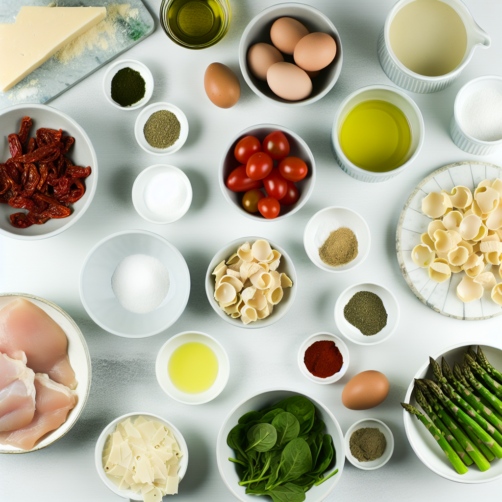 Quick Pesto Chicken Tortellini and Salmon in Creamy Tuscan Sauce Recipe - Recipe Image