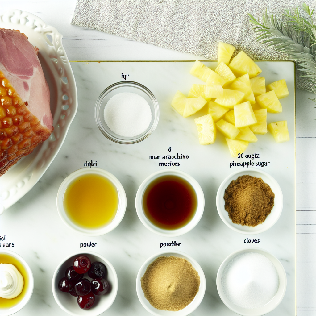 Pineapple Glazed Ham Recipe - Recipe Image