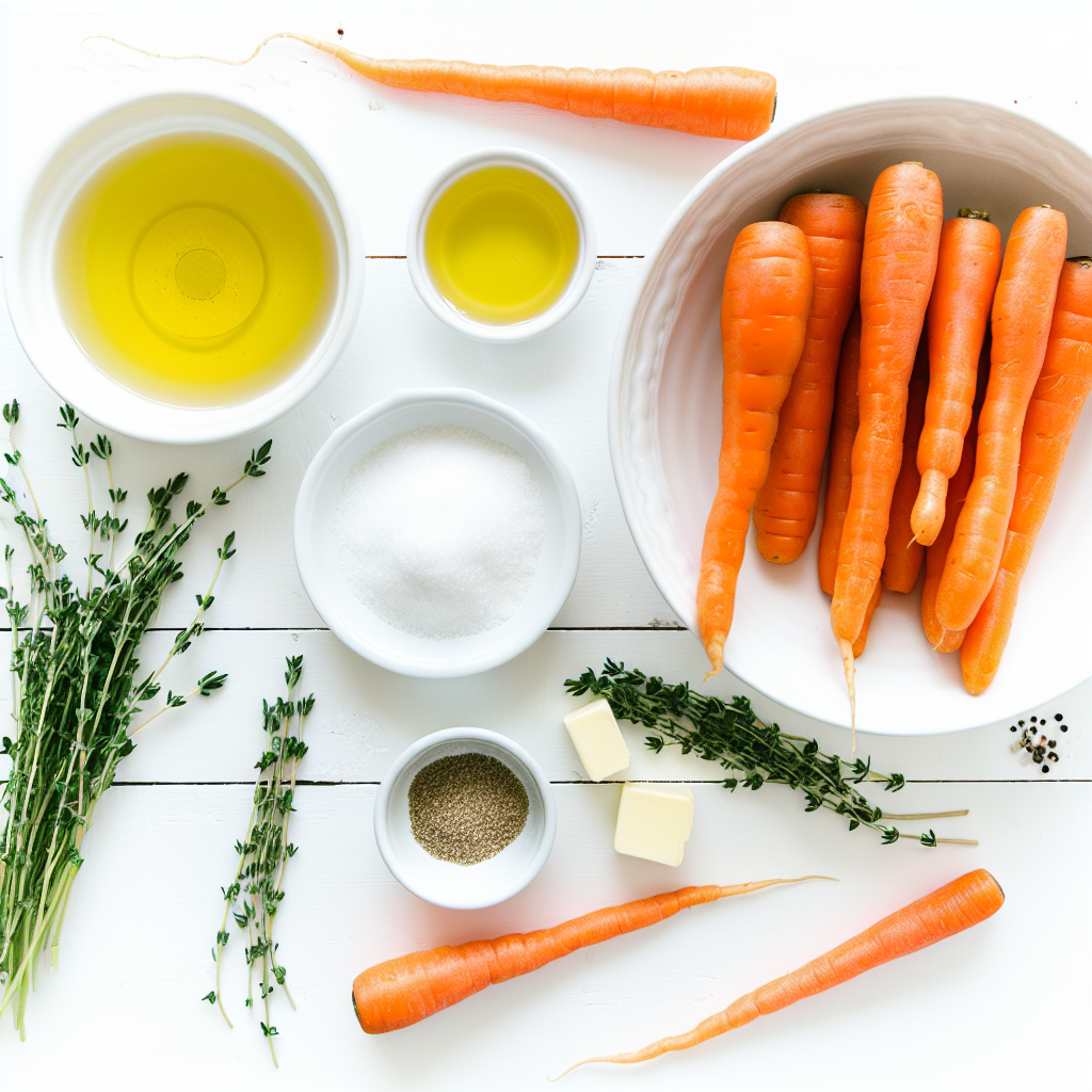 Honey Roasted Carrots with Thyme Recipe - Recipe Image
