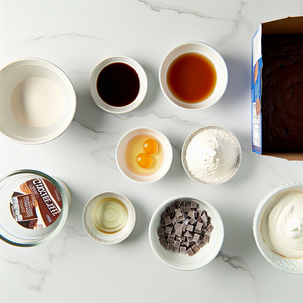 Chocolate Toffee Poke Cake Recipe - Recipe Image