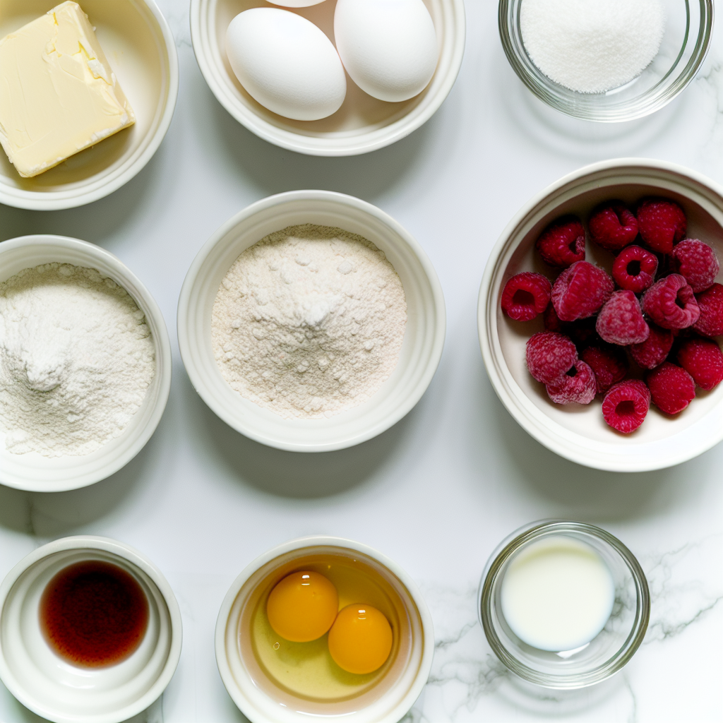 Mini Raspberry Snow Cakes Recipe - Recipe Image