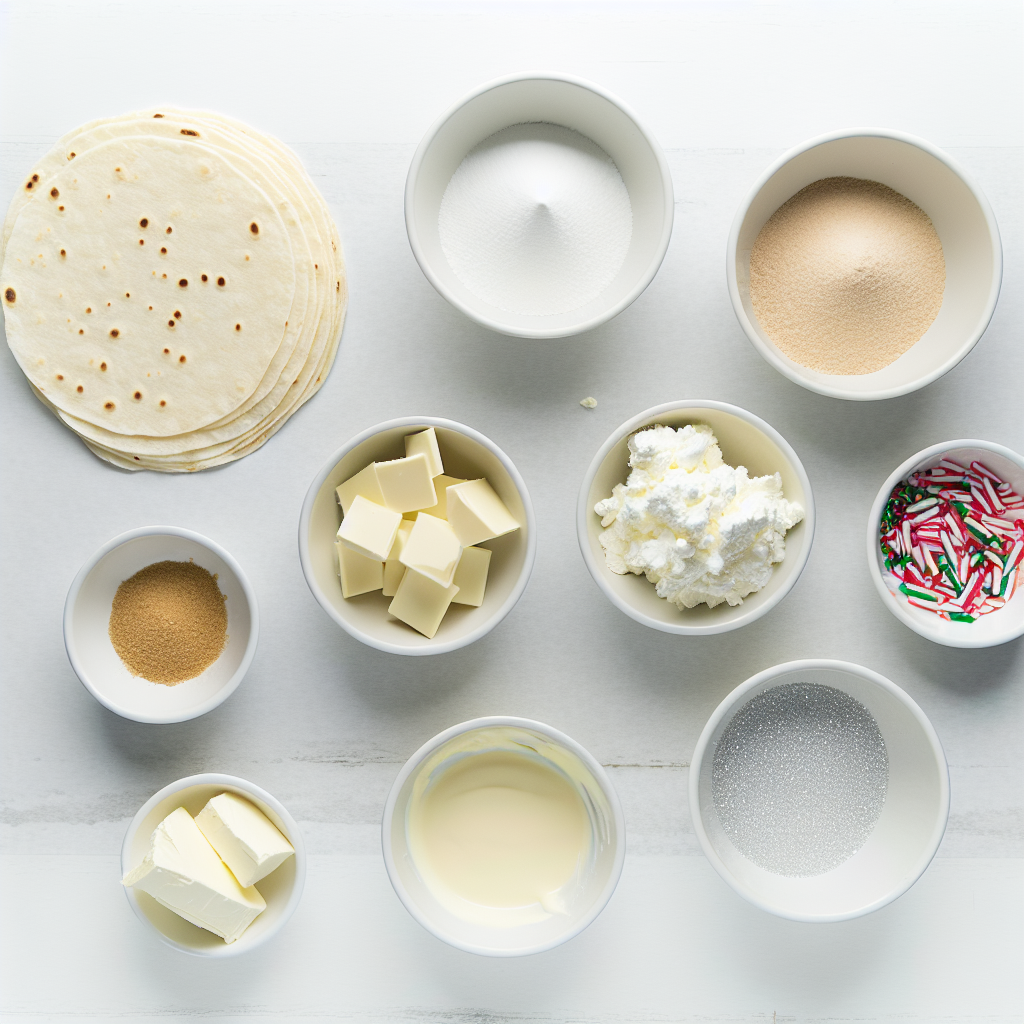 Christmas Cheesecake Tacos Recipe - Recipe Image