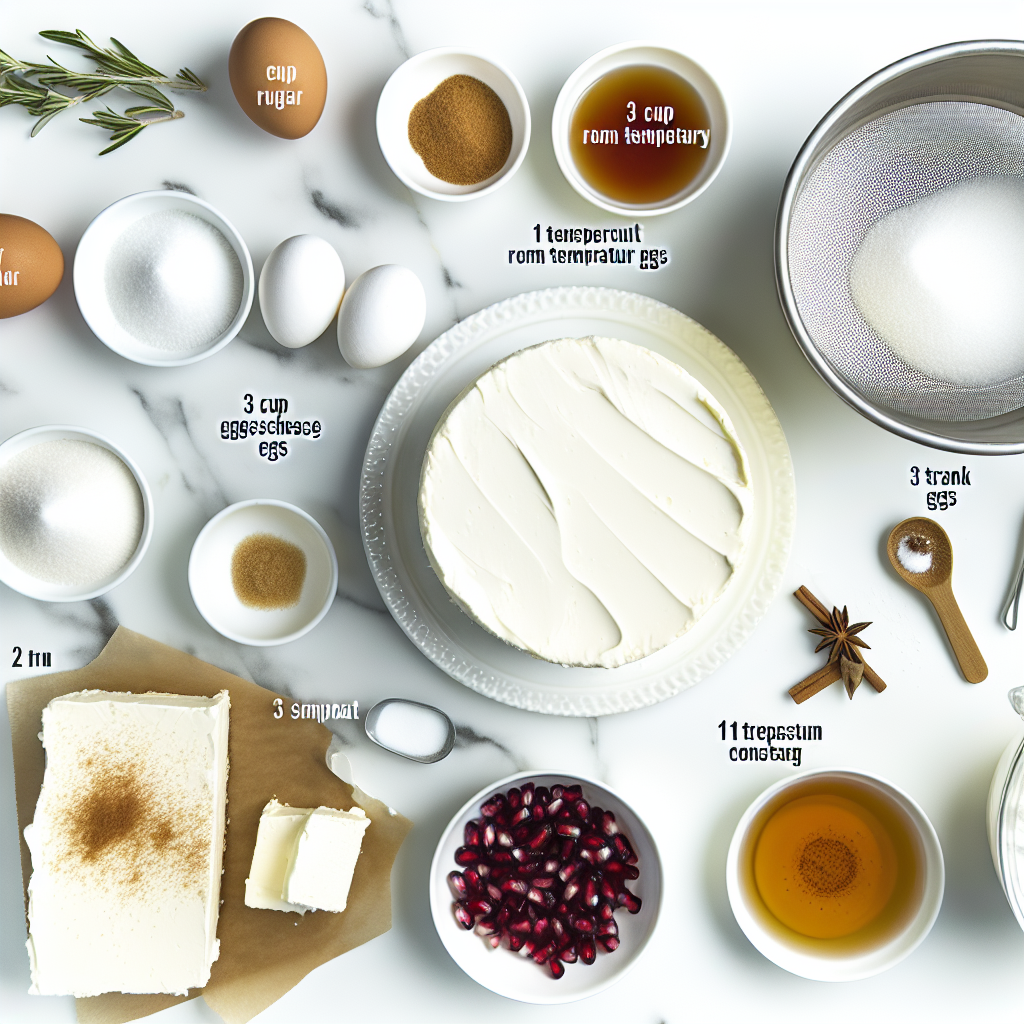 Eggnog Cheesecake with Rum and Spices Recipe - Recipe Image