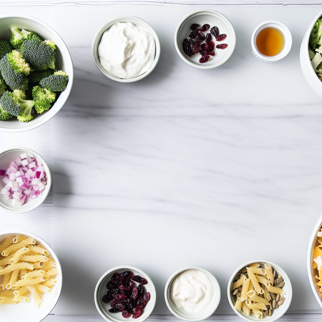 Tasty Broccoli Pasta Salad Recipe - Recipe Image