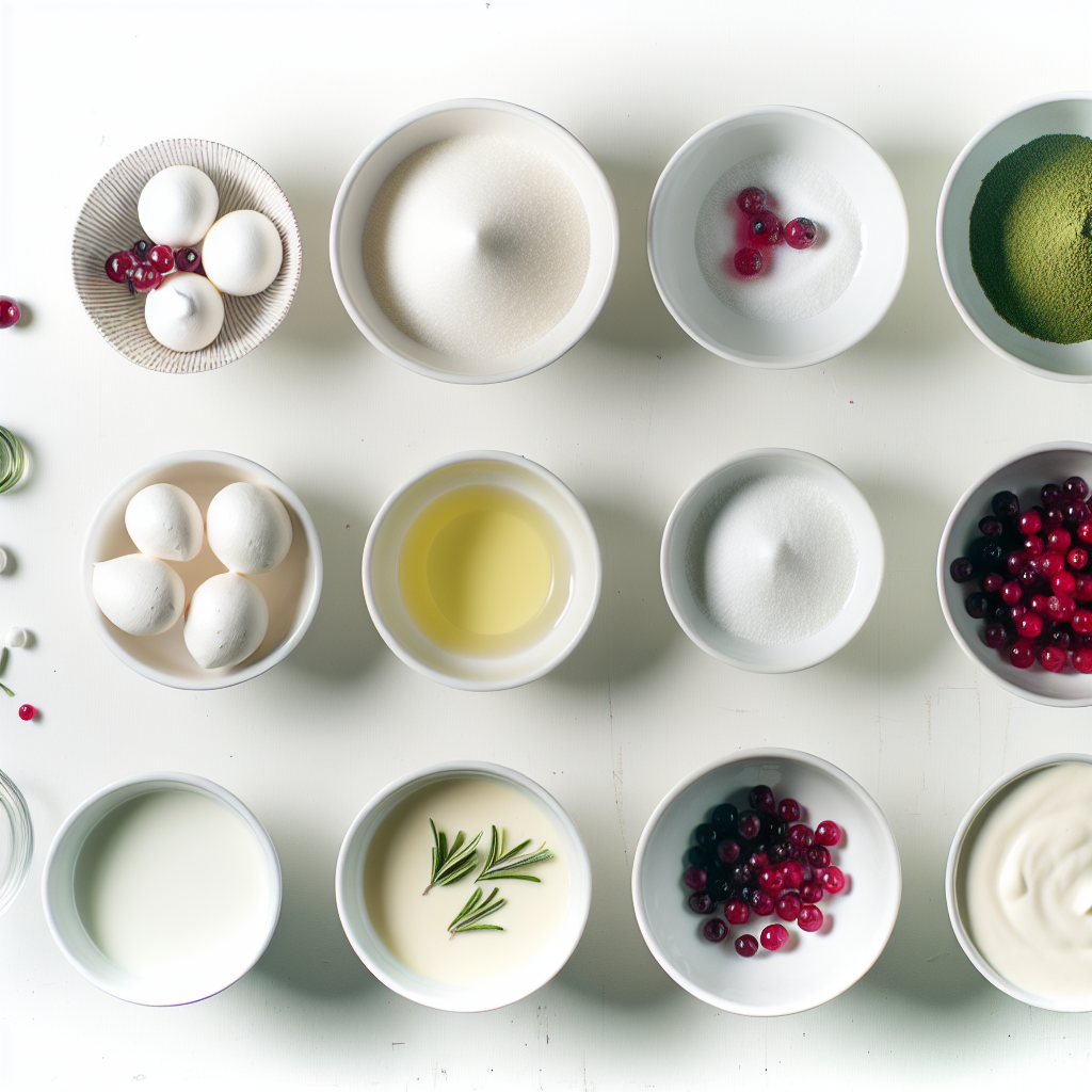 Holiday Wreath Meringues with Berries & Cream Recipe - Recipe Image