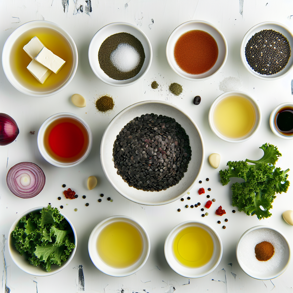 Black Lentil Salad with Feta Recipe - Recipe Image